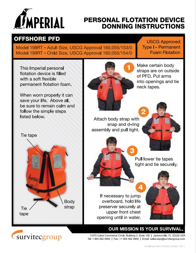 Uscg type sales 1 pfd