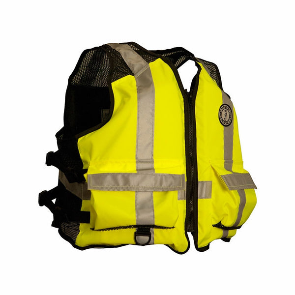 Mustang Industrial Mesh Work Vest High Visibility